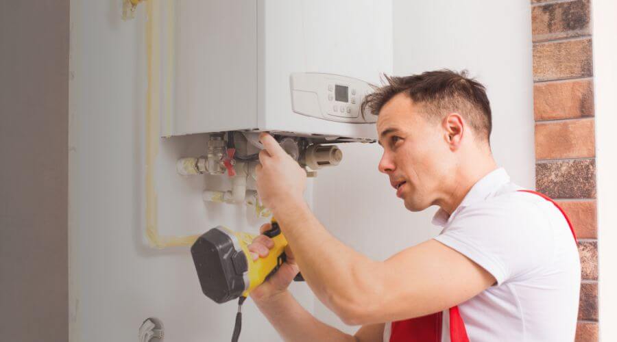 Local tankless water heater installation in Otisco, IN